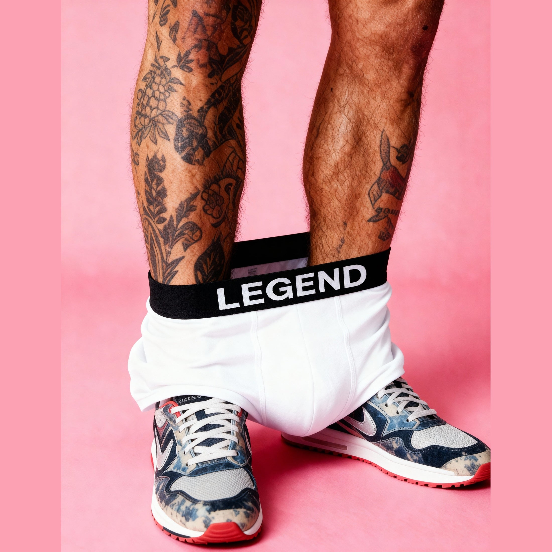 Nudevo® Boxershorts 3er-Set „Legend“ – Weiß